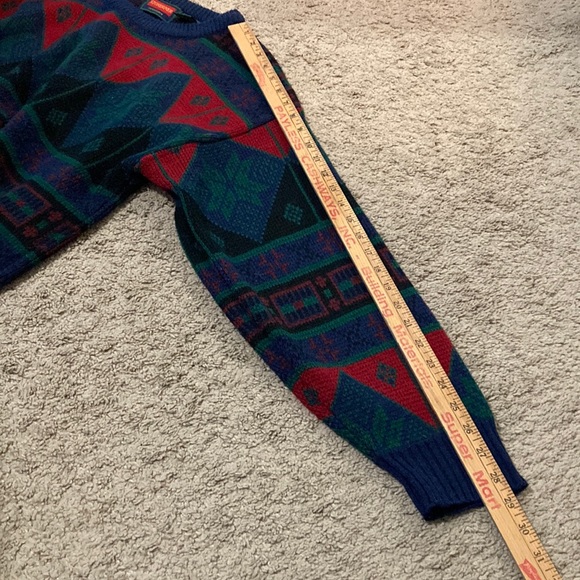 Vintage oversized style knit sweater STONE RIVER - Picture 6 of 6